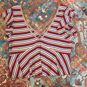 Off the shoulder crop top